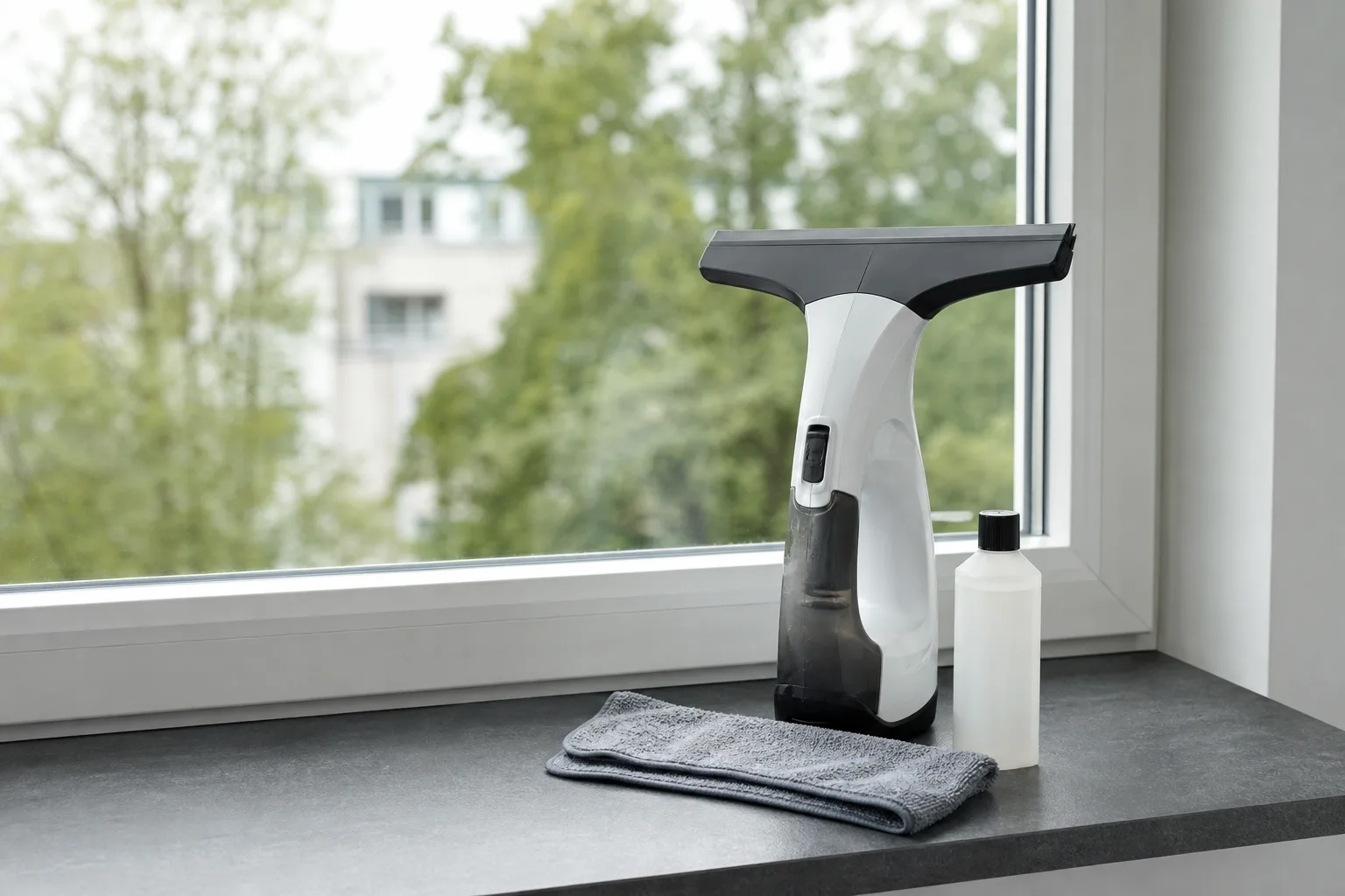 Empfohlene Reinigungstechniken mit Fenstersauger fuer streifenfreie Fenster