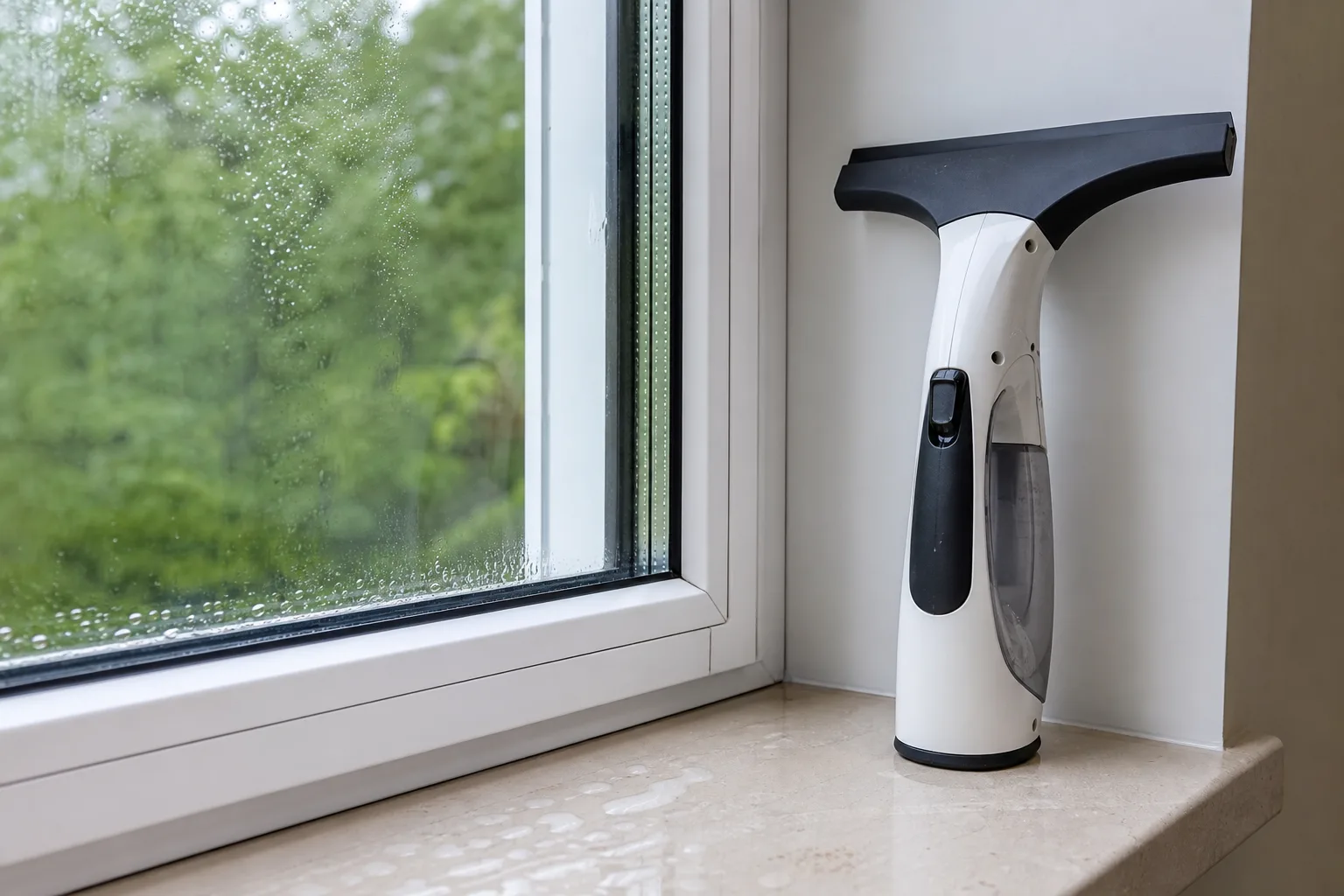 Fenstersauger fuer Fensterrahmen & Ecken nutzen: DIY-Techniken fuer vollstaendige Sauberkeit